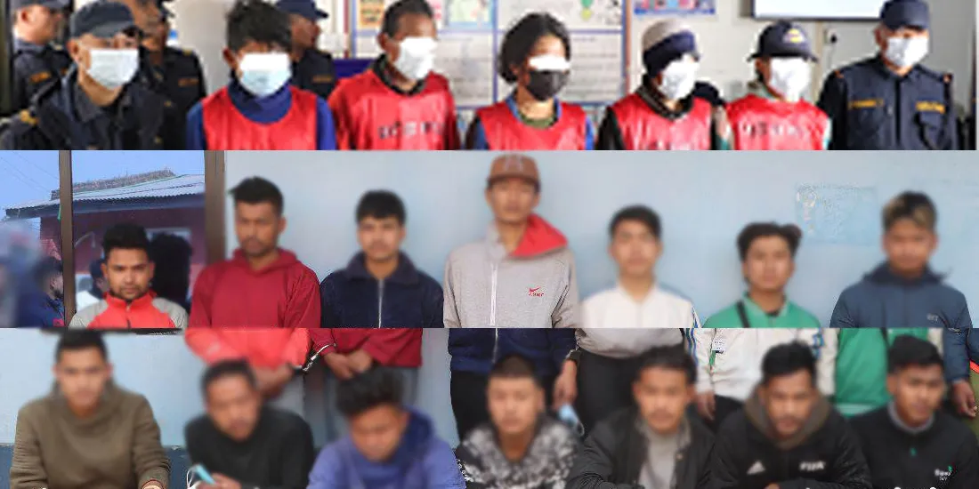 यातायात मजदुरको प्रदर्शनमा प्रहरीको गाडी आगजनी गर्ने र मोबाइल पसल लुटपाटमा संलग्न अहिलेसम्म ३८ जना पक्राउ